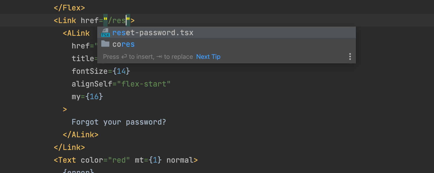 Better Next.js support