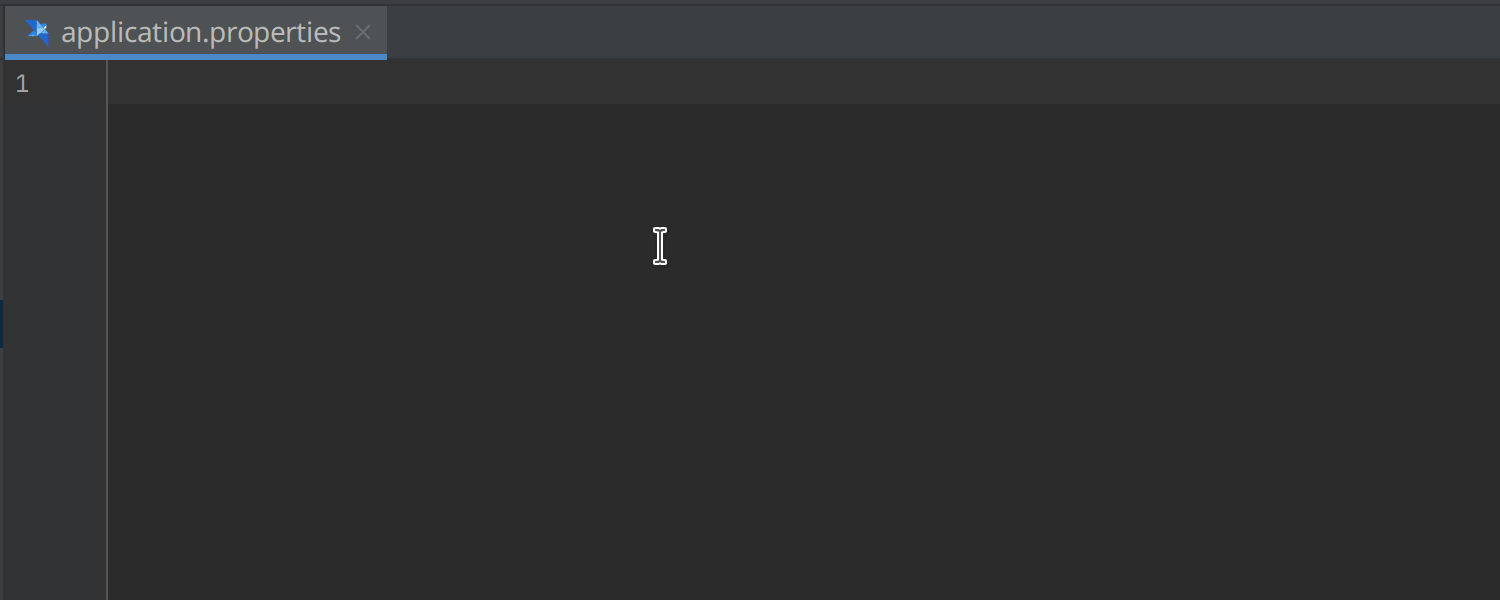 Completion in Helidon config files